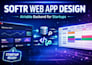design softr web app with airtable backend for startups